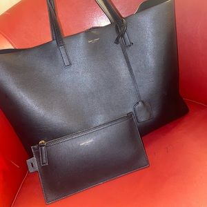 Saint Laurent shopper tote